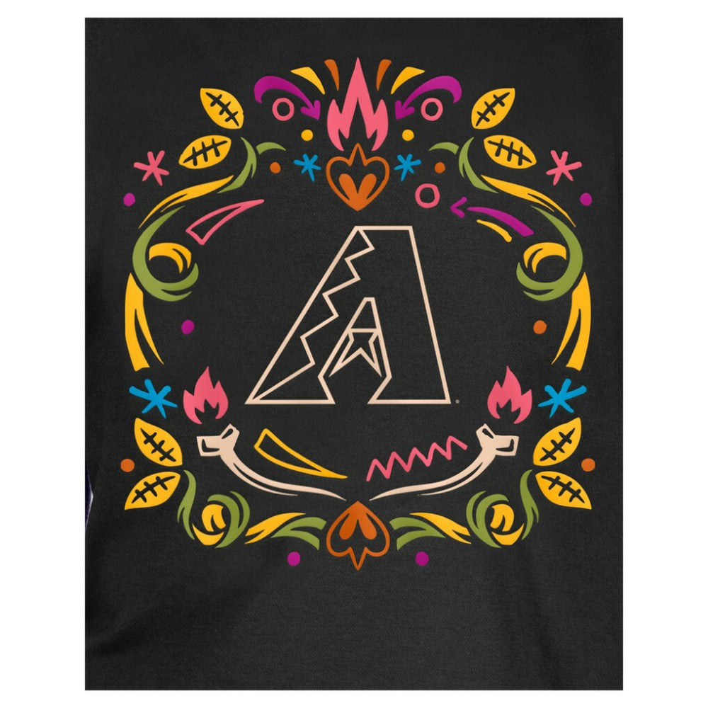 Arizona Diamondbacks New Era Youth Día de los Muertos T-Shirt - Black T-shirts