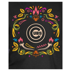 Chicago Cubs New Era Youth Día de los Muertos T-Shirt - Black T-shirts
