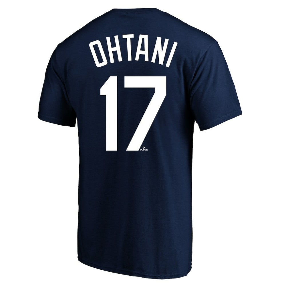Shohei Ohtani Los Angeles Dodgers Profile Big & Tall Player Name & Number T-Shirt - Navy T-shirts