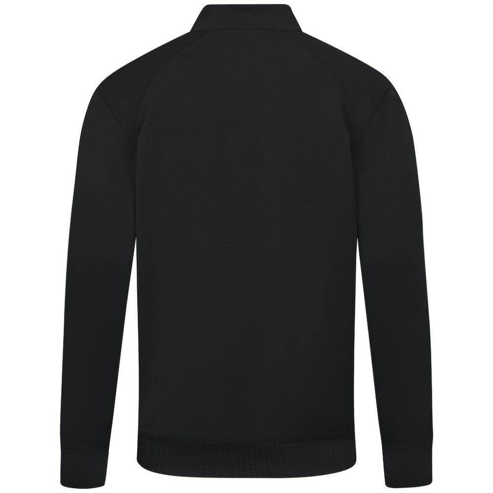 Seattle Mariners Levelwear Upright Insignia Tri-Blend Quarter-Zip Pullover - Black Pullover