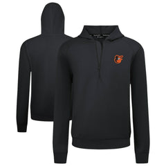 Baltimore Orioles Levelwear Technic Insignia Quarter-Zip Hoodie - Black Hoodies