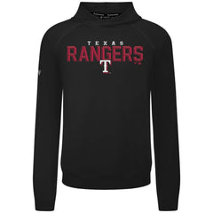 Texas Rangers Levelwear Mandate Carve Tri-Blend Hoodie - Black Hoodies
