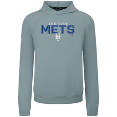 New York Mets Levelwear Mandate Carve Tri-Blend Hoodie - Gray Hoodies