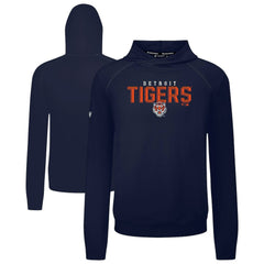 Detroit Tigers Levelwear Mandate Carve Tri-Blend Hoodie - Navy Hoodies