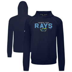 Tampa Bay Rays Levelwear Mandate Carve Tri-Blend Hoodie - Navy Hoodies