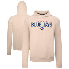 Toronto Blue Jays Levelwear Mandate Carve Tri-Blend Hoodie - Khaki Hoodies