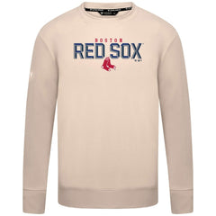 Boston Red Sox Levelwear Mandate Carve Tri-Blend Sweatshirt - Khaki Sweatshirts