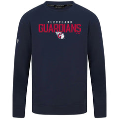 Cleveland Guardians Levelwear Mandate Carve Tri-Blend Sweatshirt - Navy Sweatshirts