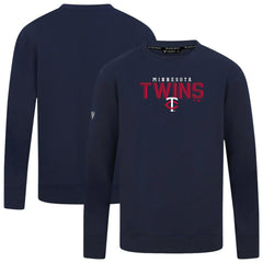 Minnesota Twins Levelwear Mandate Carve Tri-Blend Sweatshirt - Navy Sweatshirts