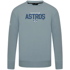 Houston Astros Levelwear Mandate Carve Tri-Blend Sweatshirt - Gray Sweatshirts