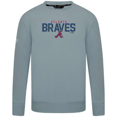 Atlanta Braves Levelwear Mandate Carve Tri-Blend Sweatshirt - Gray Sweatshirts