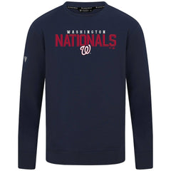Washington Nationals Levelwear Mandate Carve Tri-Blend Sweatshirt - Navy Sweatshirts