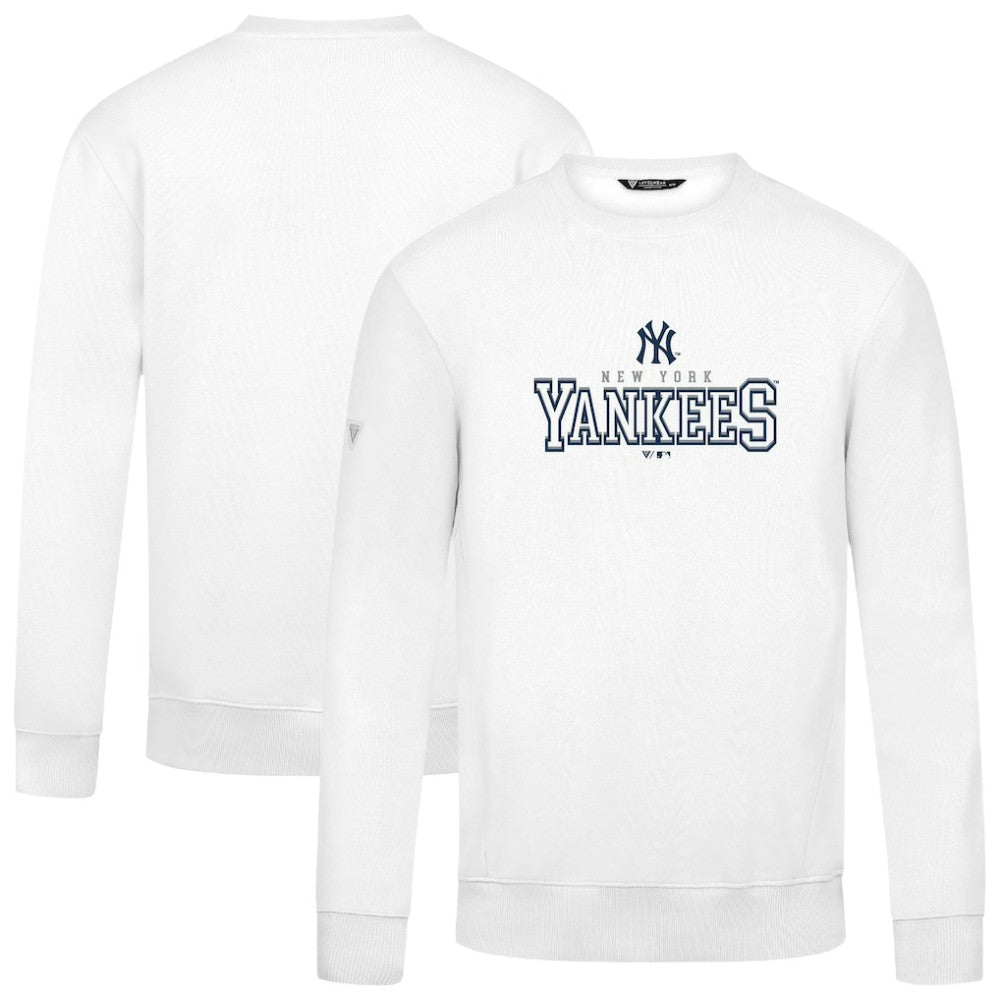 New York Yankees Levelwear Zane Journey Sweatshirt - White Sweatshirts