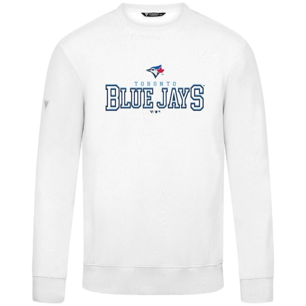 Toronto Blue Jays Levelwear Zane Journey Sweatshirt - White Sweatshirts