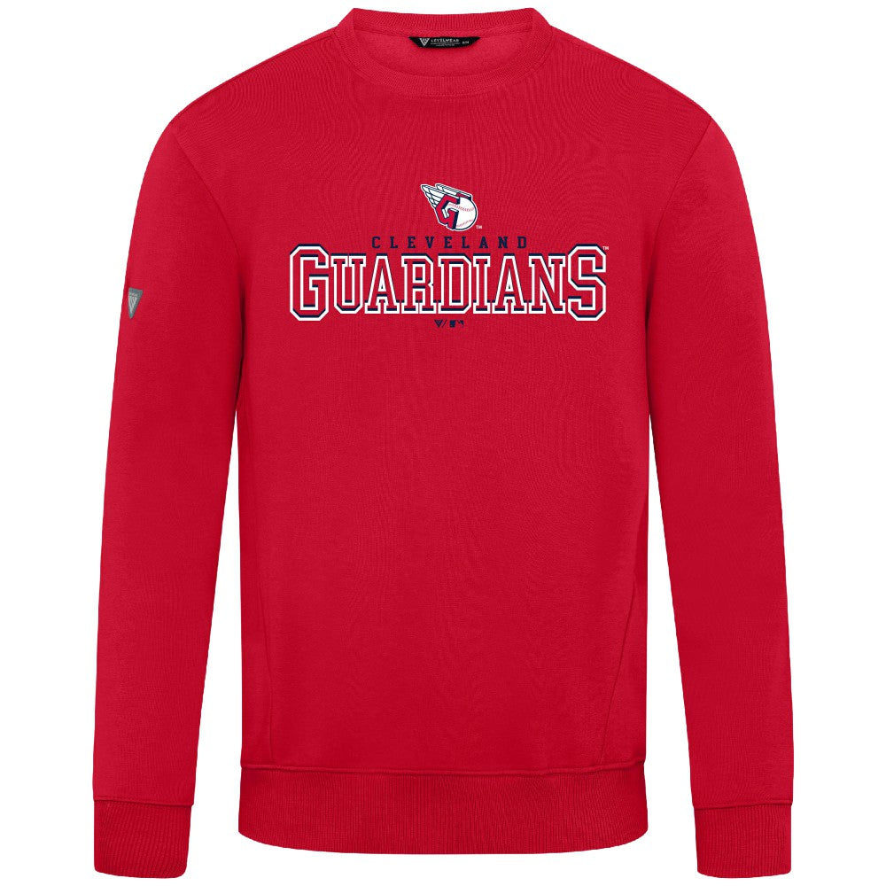 Cleveland Guardians Levelwear Zane Journey Sweatshirt - Red Sweatshirts