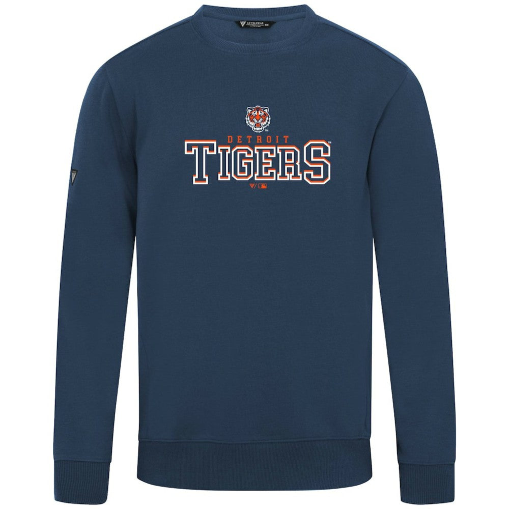 Detroit Tigers Levelwear Zane Journey Sweatshirt - Navy Sweatshirts