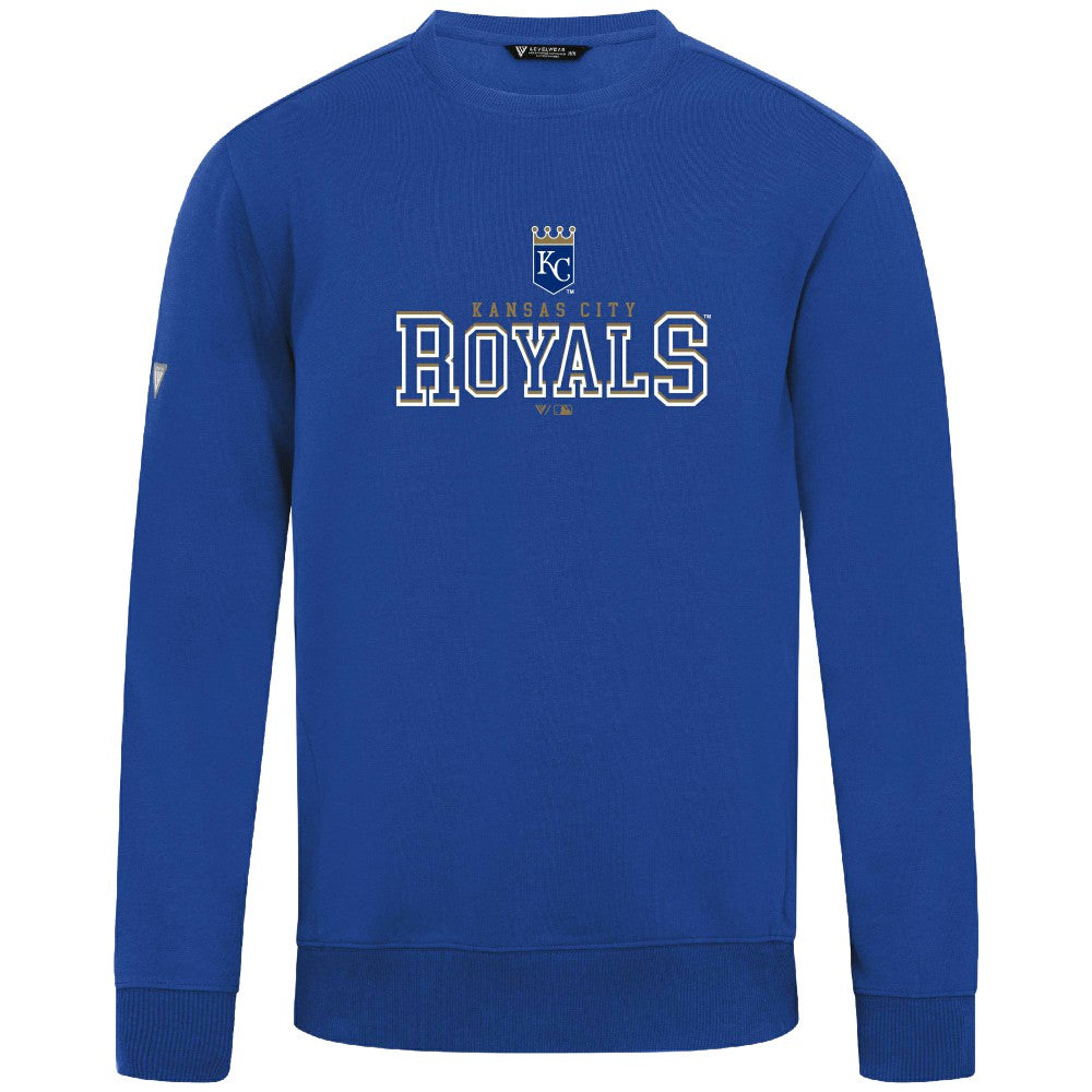 Kansas City Royals Levelwear Zane Journey Sweatshirt - Royal Sweatshirts