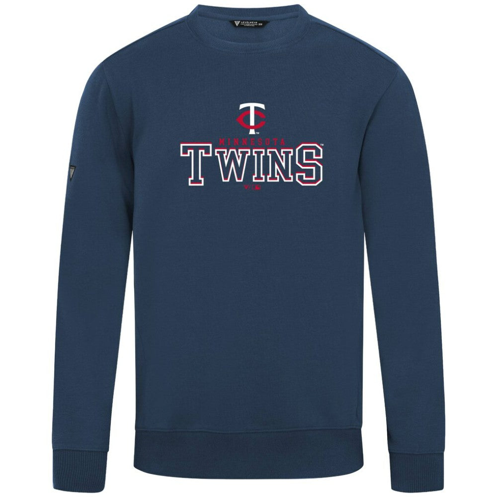 Minnesota Twins Levelwear Zane Journey Sweatshirt - Navy Sweatshirts