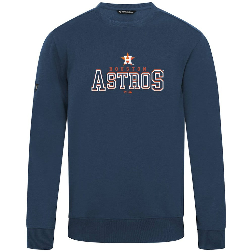 Houston Astros Levelwear Zane Journey Sweatshirt - Navy Sweatshirts