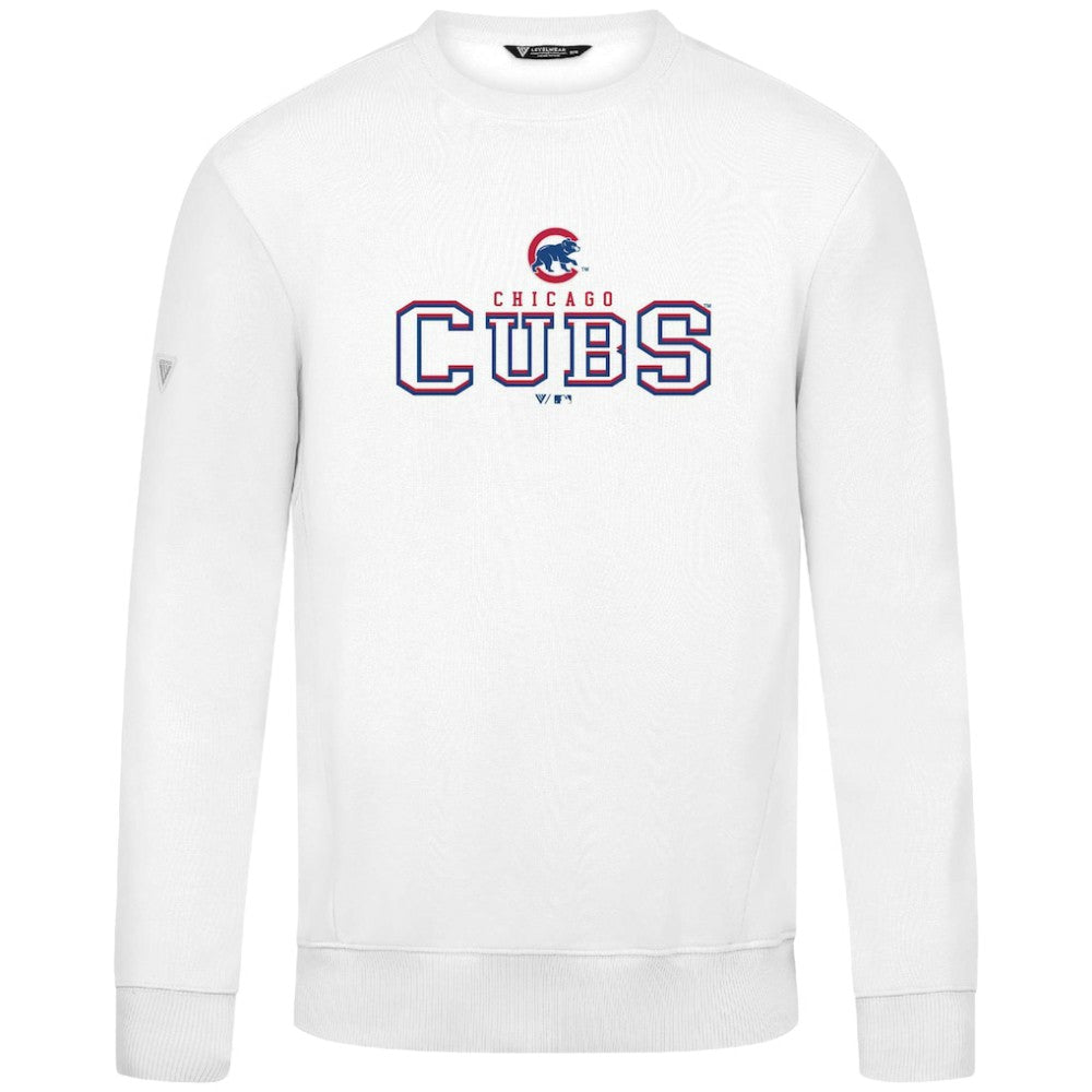 Chicago Cubs Levelwear Zane Journey Sweatshirt - White Sweatshirts