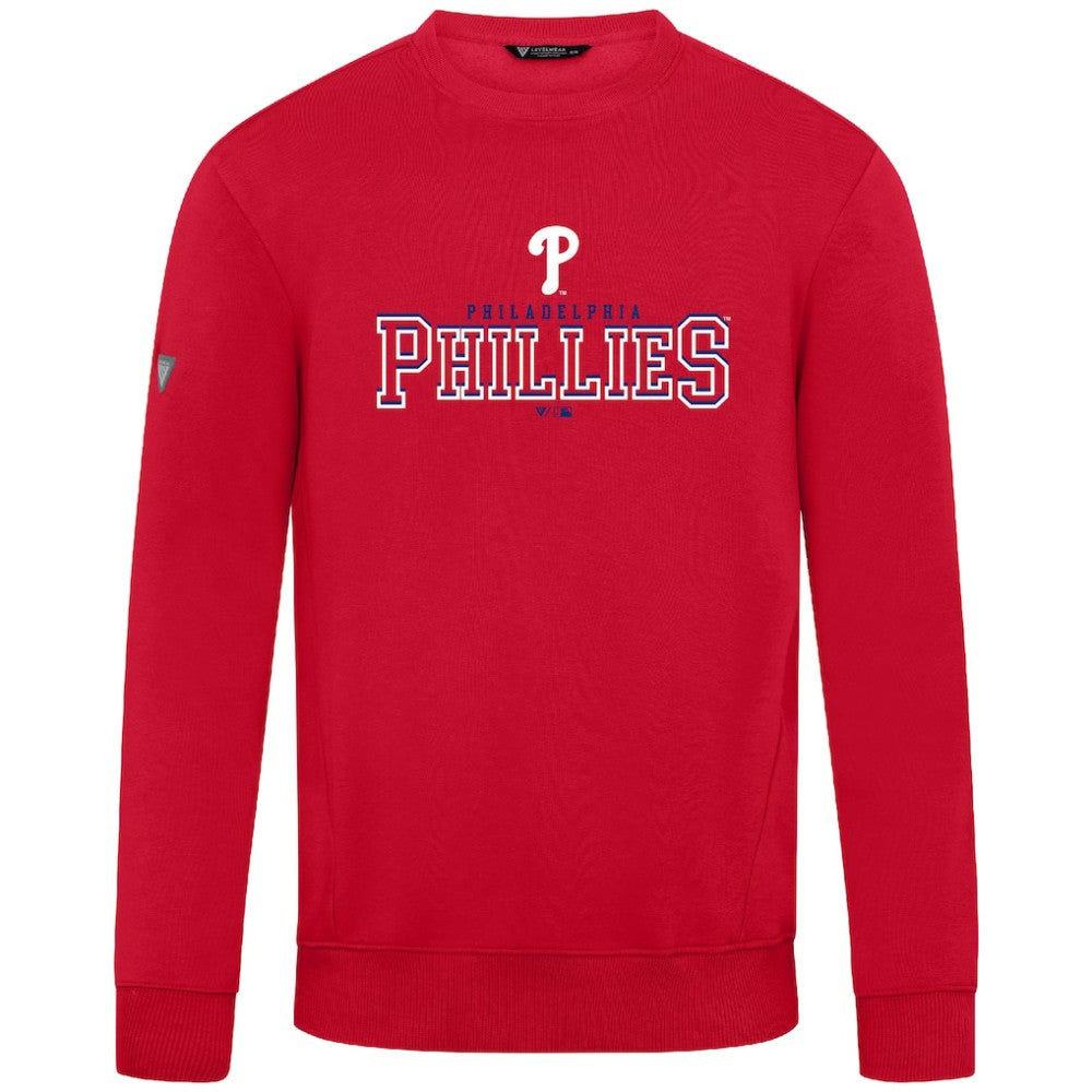 Philadelphia Phillies Levelwear Zane Journey Sweatshirt - Red Sweatshirts