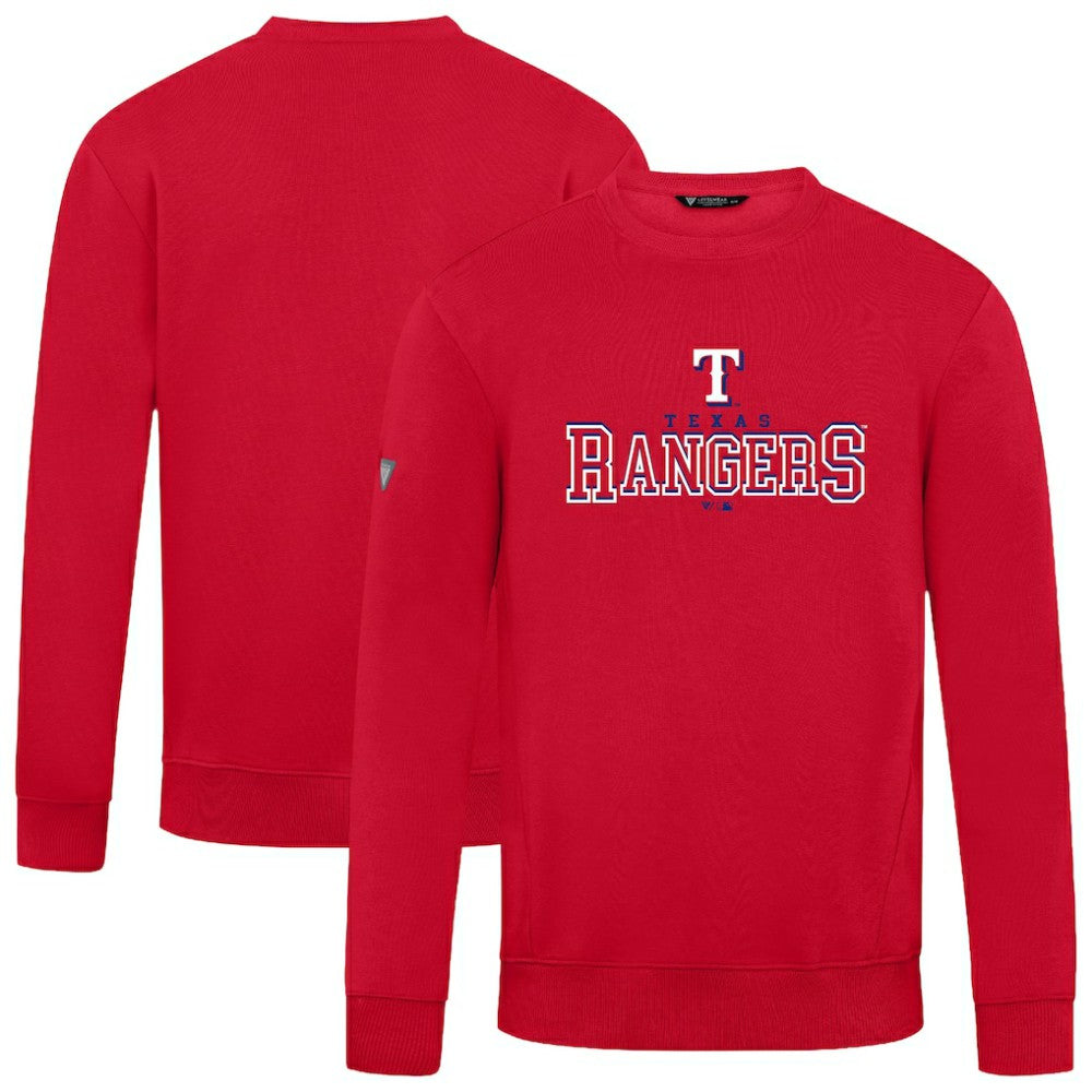 Texas Rangers Levelwear Zane Journey Sweatshirt - Red Sweatshirts