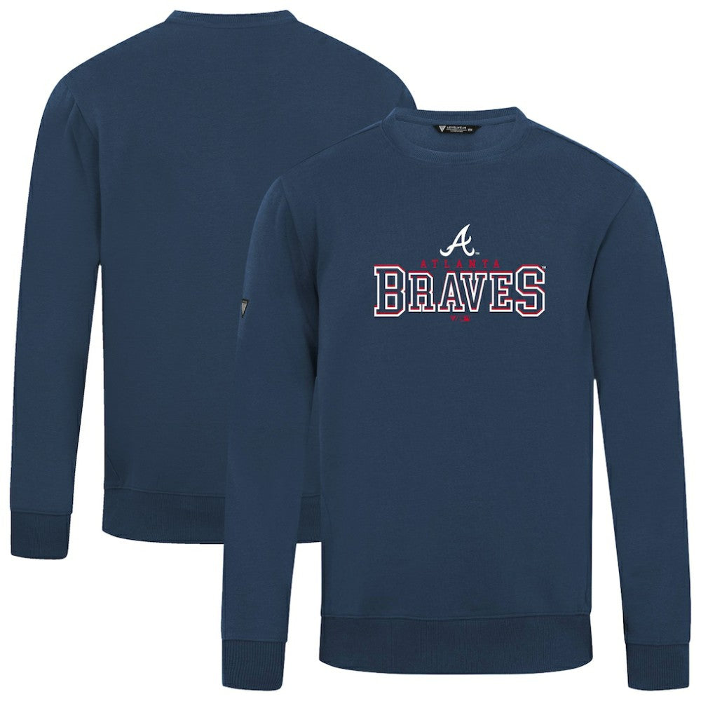 Atlanta Braves Levelwear Zane Journey Sweatshirt - Navy Sweatshirts