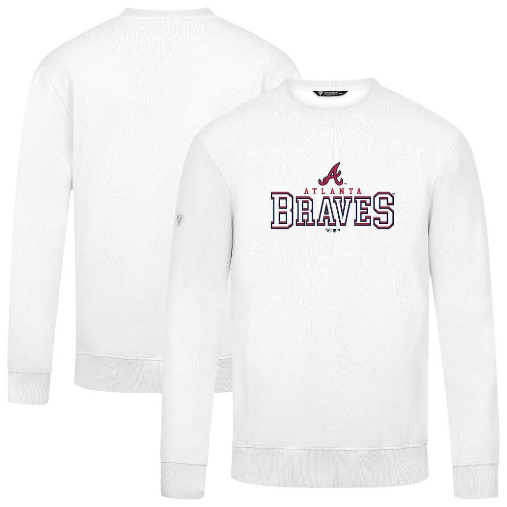 Atlanta Braves Levelwear Zane Journey Sweatshirt - White Sweatshirts