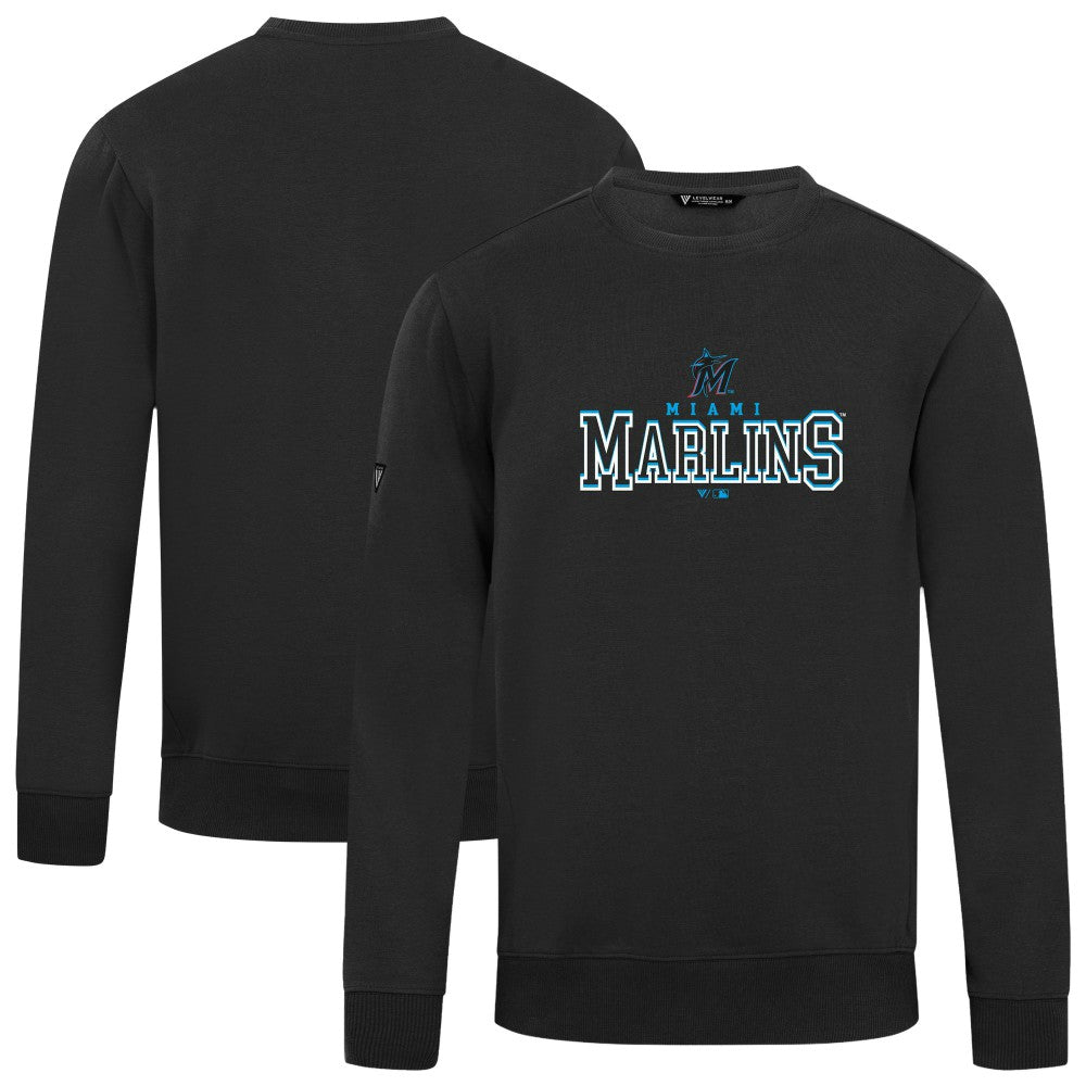 Miami Marlins Levelwear Zane Journey Sweatshirt - Black Sweatshirts