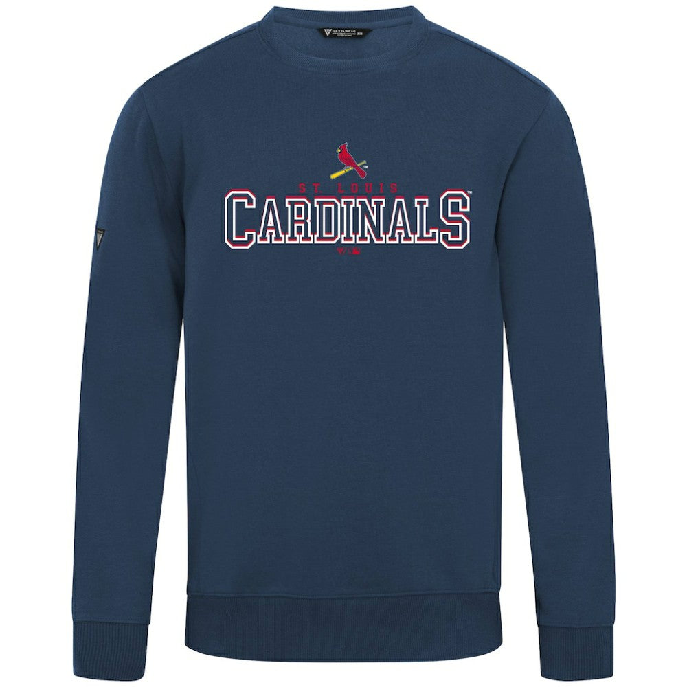 St. Louis Cardinals Levelwear Zane Journey Sweatshirt - Navy Sweatshirts