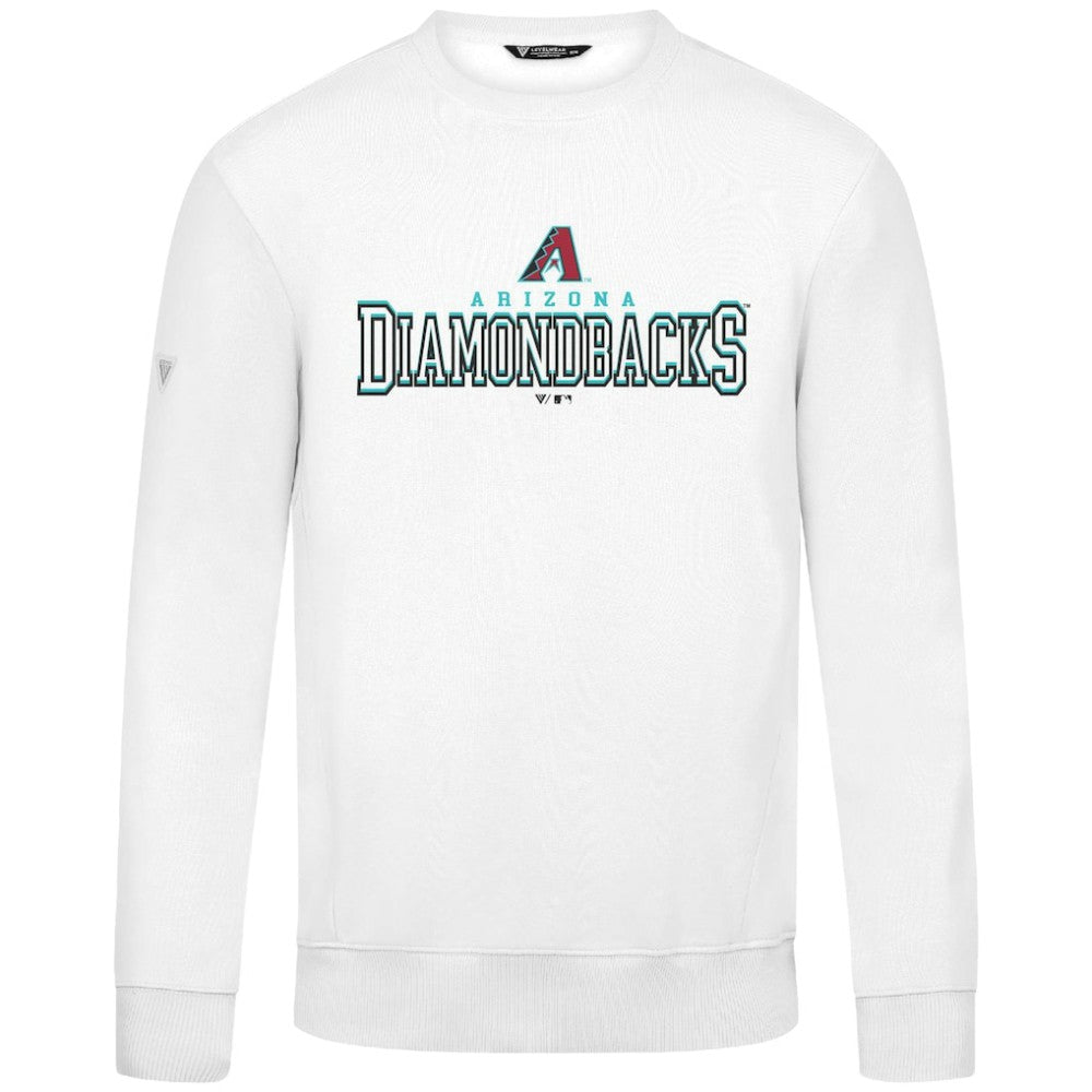 Arizona Diamondbacks Levelwear Zane Journey Sweatshirt - White Sweatshirts
