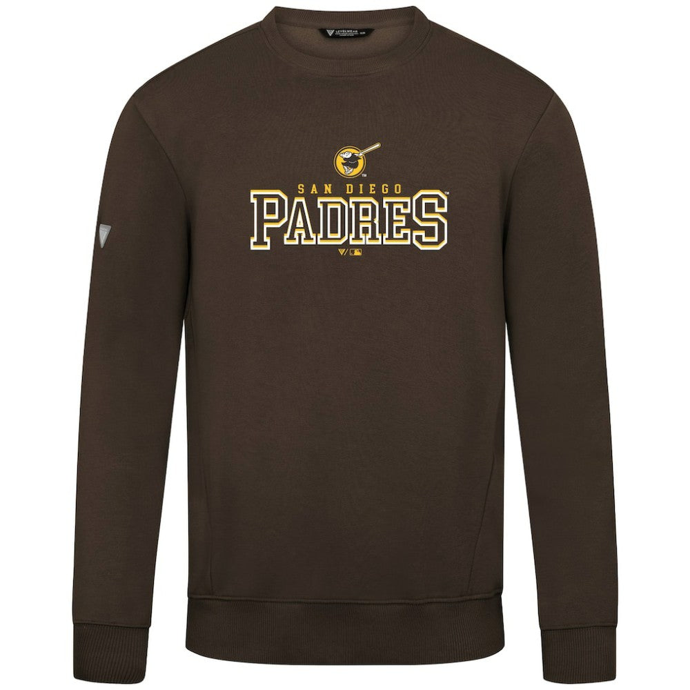 San Diego Padres Levelwear Zane Journey Sweatshirt - Brown Sweatshirts