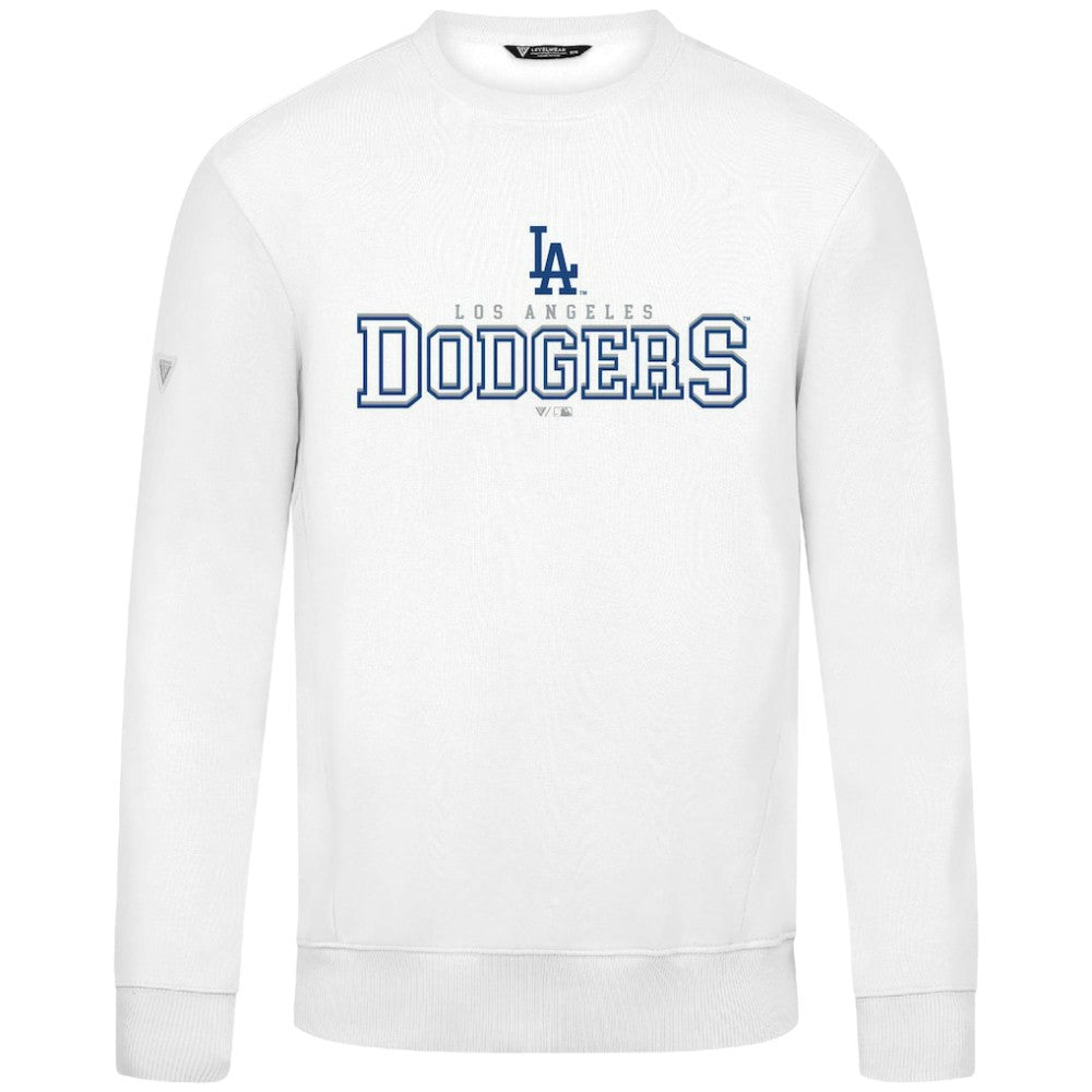 Los Angeles Dodgers Levelwear Zane Journey Sweatshirt - White Sweatshirts