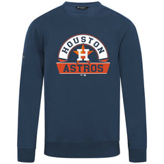 Houston Astros Levelwear Zane Banner Arch Sweatshirt - Navy Sweatshirts