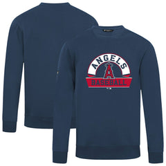 Los Angeles Angels Levelwear Zane Banner Arch Sweatshirt - Navy Sweatshirts