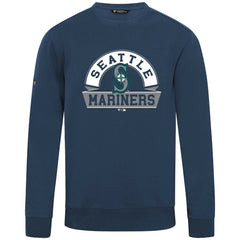 Seattle Mariners Levelwear Zane Banner Arch Sweatshirt - Navy Sweatshirts