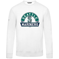 Seattle Mariners Levelwear Zane Banner Arch Sweatshirt - White Sweatshirts