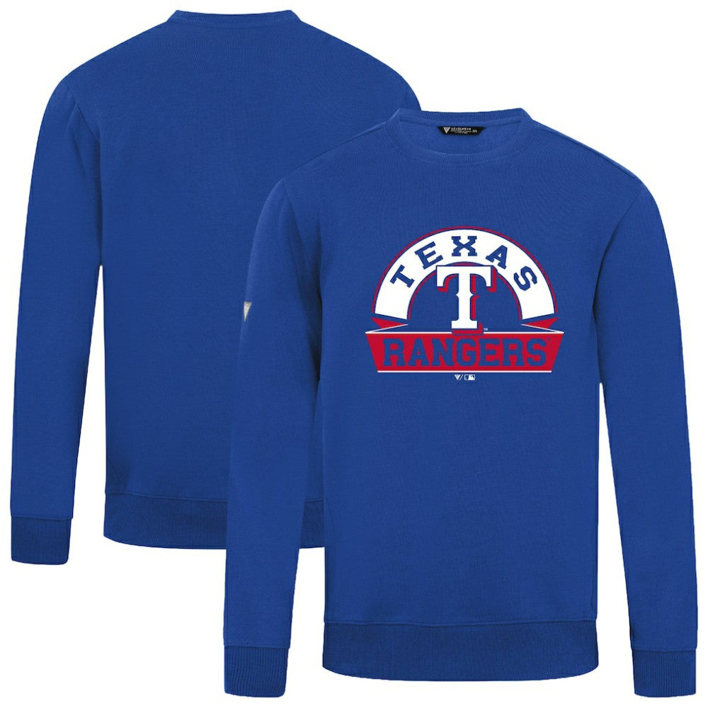 Texas Rangers Levelwear Zane Banner Arch Sweatshirt - Royal Sweatshirts