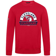 Cleveland Guardians Levelwear Zane Banner Arch Sweatshirt - Red Sweatshirts