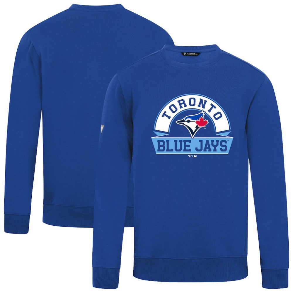 Toronto Blue Jays Levelwear Zane Banner Arch Sweatshirt - Royal Sweatshirts