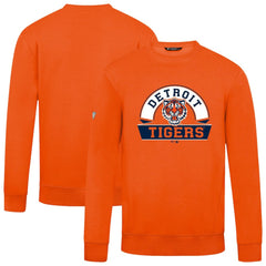 Detroit Tigers Levelwear Zane Banner Arch Sweatshirt - Orange Sweatshirts