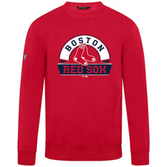 Boston Red Sox Levelwear Zane Banner Arch Sweatshirt - Red Sweatshirts