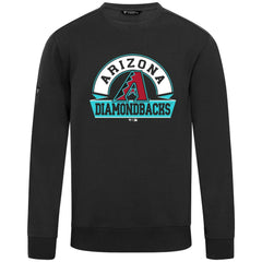Arizona Diamondbacks Levelwear Zane Banner Arch Sweatshirt - Black Sweatshirts