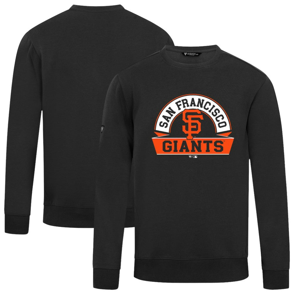 San Francisco Giants Levelwear Zane Banner Arch Sweatshirt - Black Sweatshirts