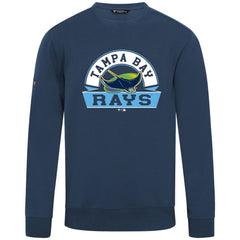 Tampa Bay Rays Levelwear Zane Banner Arch Sweatshirt - Navy Sweatshirts