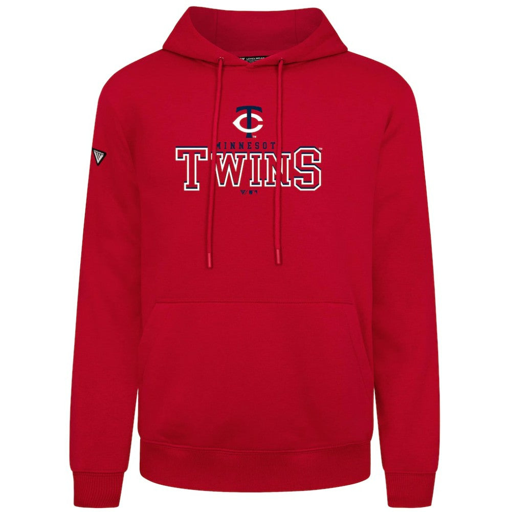 Minnesota Twins Levelwear Podium Journey Hoodie - Red Hoodies