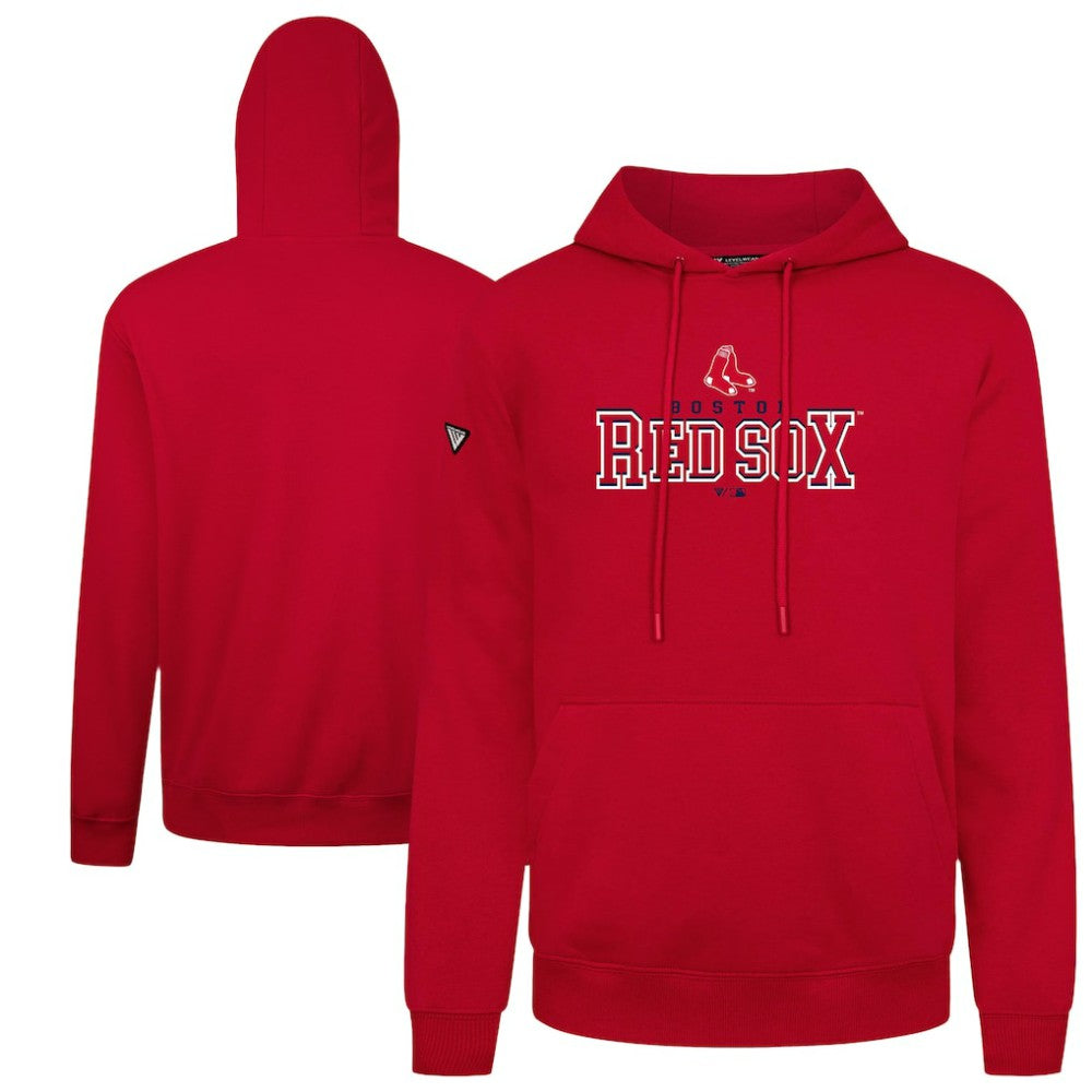 Boston Red Sox Levelwear Podium Journey Hoodie - Red Hoodies