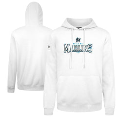 Miami Marlins Levelwear Podium Journey Hoodie - White Hoodies