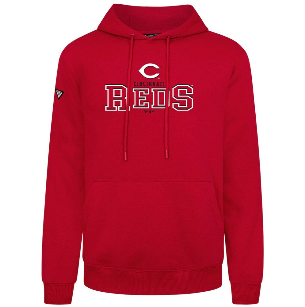 Cincinnati Reds Levelwear Podium Journey Hoodie - Red Hoodies