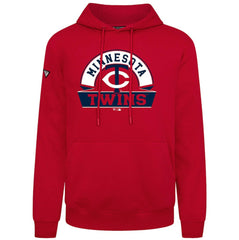 Minnesota Twins Levelwear Podium Banner Arch Hoodie - Red Hoodies